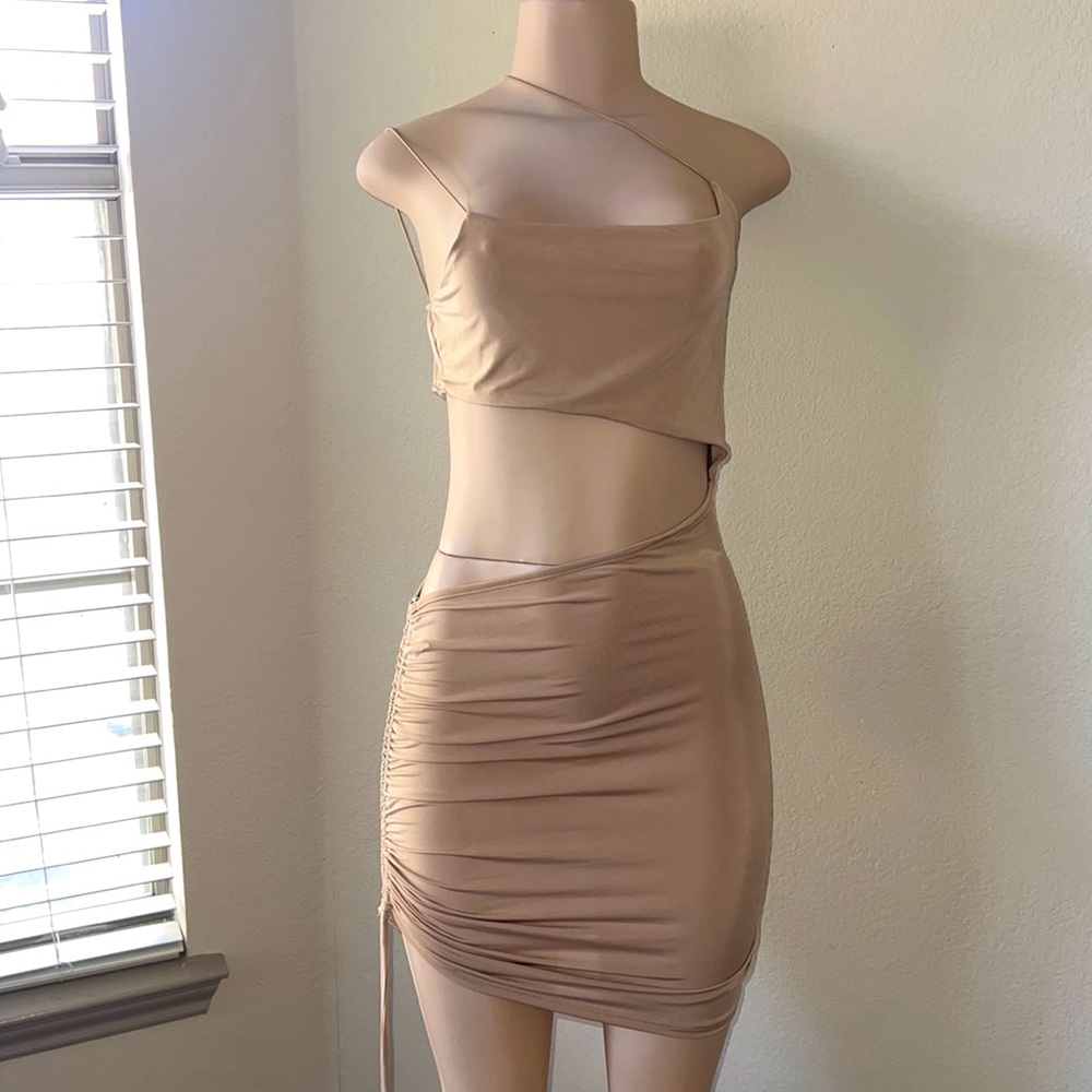Nude club dress